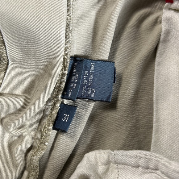 Polo Ralph Lauren Classic Fit 9" Chino Shorts Men's Size 31 Beige Preppy Casual - Picture 5 of 6
